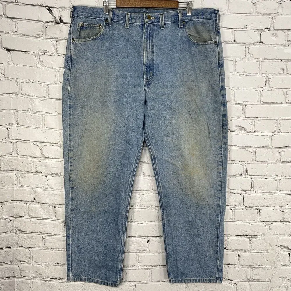 Vintage Carhartt B18 STW Traditional Fit Jeans Men's Size 42X30 Workwear 2005